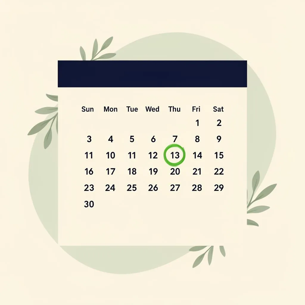 Booking calendar